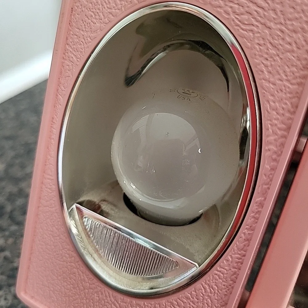 VINTAGE Mirror Go Lightly Petite Make Up Mirror Magnifying Original Box READ‎